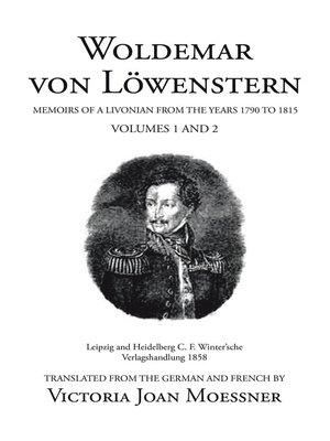 cover image of Woldemar Von Löwenstern